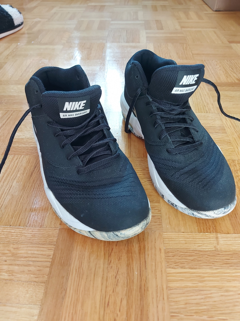 Nike Men's Black Air Max Basketball Sneakers